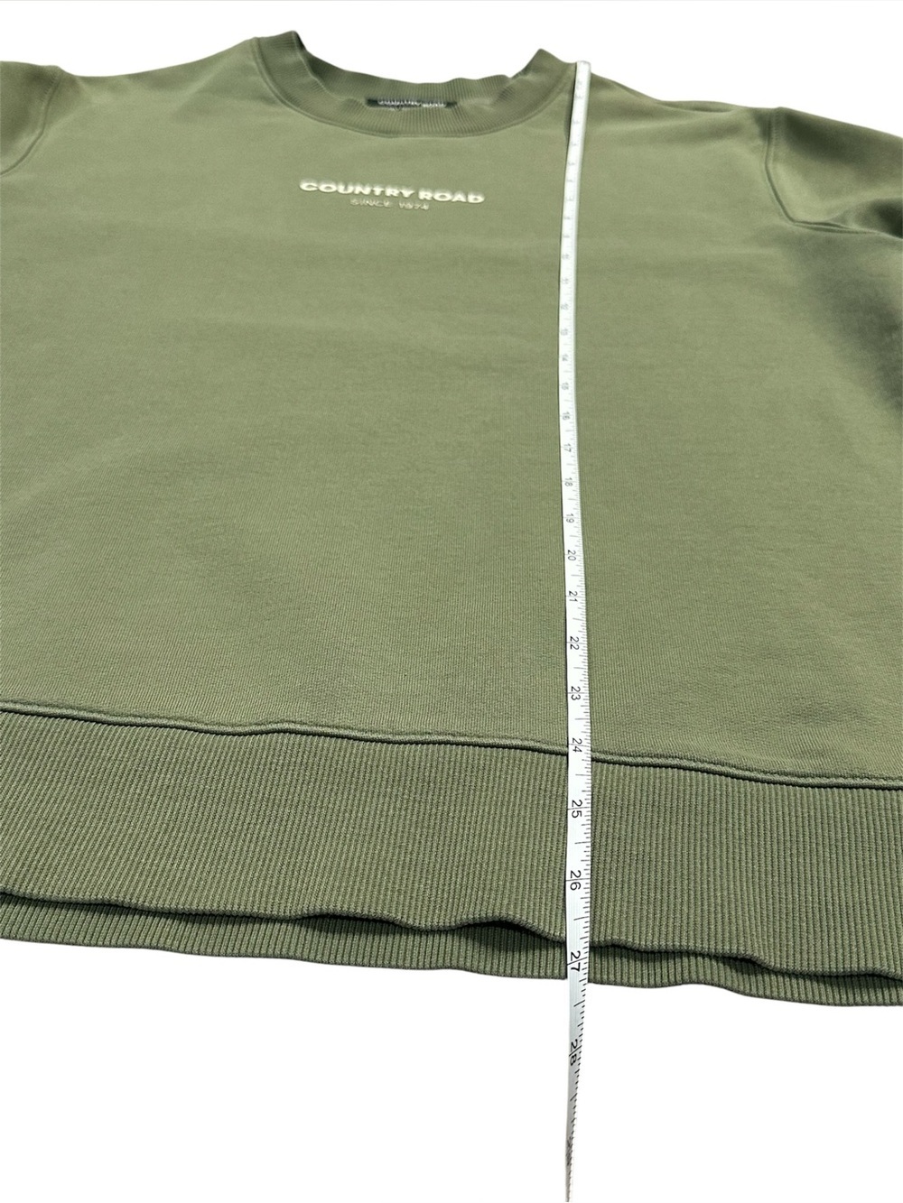 Country Road Sweatshirt Heritage Green - Size L - 100% Cotton Crew neck - Picture 7 of 8